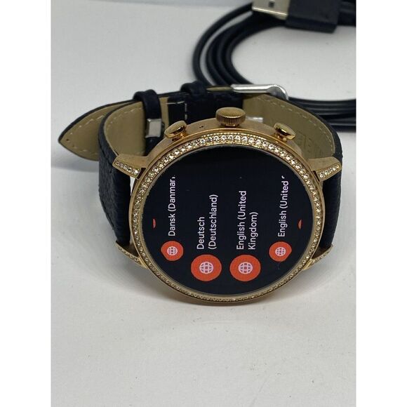 Fossil Gen 4 Authentic Digital Dial Smart Watch Custom Band FTW6015 AB167 - Picture 6 of 10